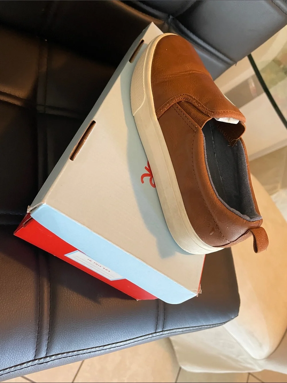 Cat & Jack Brown Slip-On Casual Sneakers
